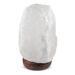 Lampe en sel blanc de l'Himalaya, sel cristallin naturel, lampe de nuit décorative, lampe de table, éclairage pour la maison, la chambre, le bureau, le salon - Product Image 2
