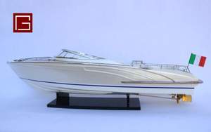 Gia Nhien Fabricant Approuvé Conception Personnalisée quantité minimale de commande Bas RIVA RAMA 44 EN BOIS-PERLE BLANCHE PEINTE-BATEAU DE VITESSE EN BOIS - Product Image 3