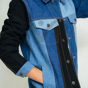 Veste Jeans pour Hommes Multi Couleur au Design Personnalisé en Gros Veste en Denim à Séchage Rapide de Haute Qualité en Tissu Respirant avec Boutons pour Hommes - Product Image 4