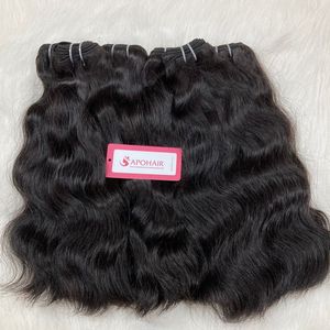 HOT SALE No tangle Hair Unprocessed Raw Natural Wavy Hair Vendors Vietnamese Cuticle Aligned Raw Human Hair Soft - Product Image 6