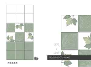 MADE in INDIA Azulejos de pared de cerámica digital Superficie brillante de 300X450mm para baño y cocina Función de ladrillo refractario para paredes interiores - Product Image 2