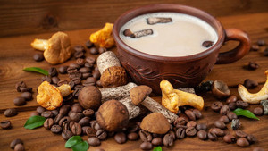Champignon de café en poudre naturel de marque privée OEM mélange de prix bon marché poudre biologique champignon crinière de lion quatre sigmatiques - Product Image 6