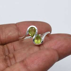 Pendientes Colgantes de Prehnita Hidrotermal para Niños, con Aspecto Elegante, Plata de Ley 925, Engaste de Oro, Certificado IGI, para Boda - Product Image 6