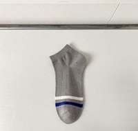 Chaussettes courtes décontractées pour hommes, couleur unie, en coton confortable et écologique, imprimées par sublimation personnalisée, pour le sport professionnel en automne