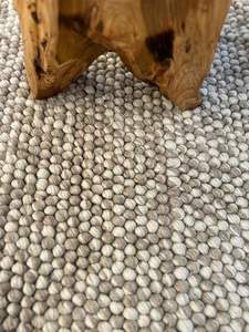 Alfombra Rectangular Moderna Personalizable, Tejida a Mano, con Base de Algodón y Acolchado de Lana, de Pelo Medio y Grueso, para Cocina o Pasillo - Product Image 5