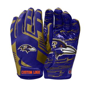 Gants de football américain à prix d'usine pour adultes/gants de football américain personnalisés pour hommes de sport de haute qualité - Product Image 3