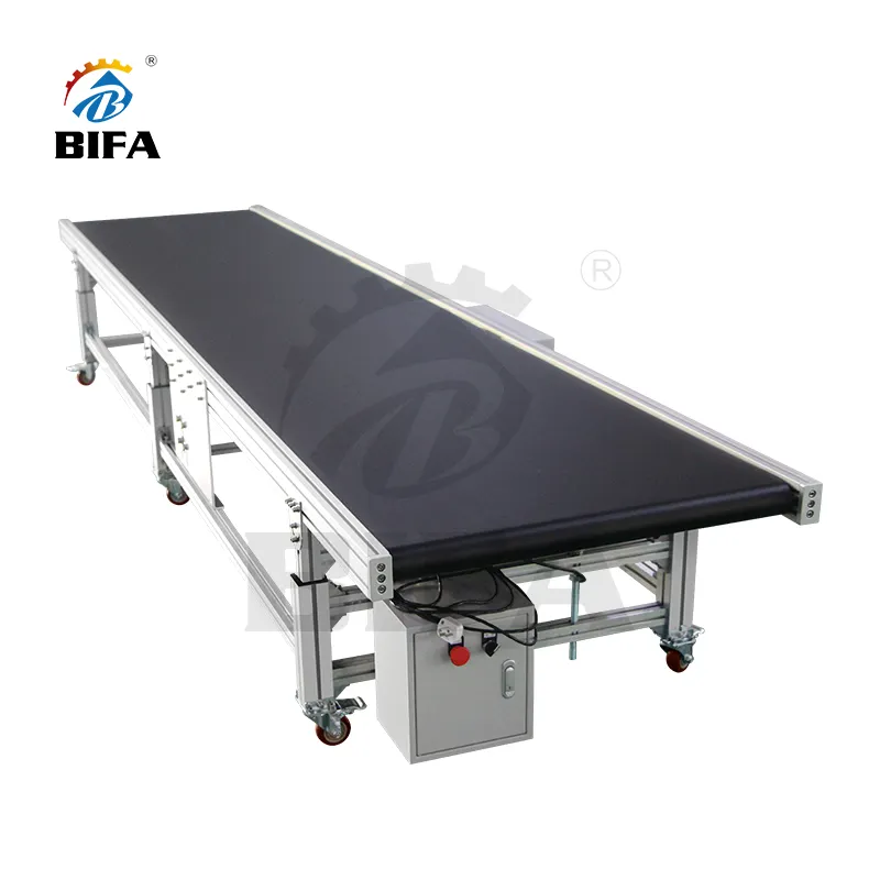 Bifa 71 x 20 Inch Conveyor Table Heavy Duty Stainless Steel Motorized Belt Conveyor for Inkjet Coding