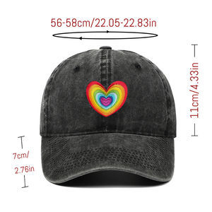 Casquette de baseball en denim vintage à 6 panneaux, nouveau logo personnalisé, coton lavé, respirant et imperméable, réglable, design élégant - Product Image 4