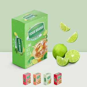 Factory Supply Instant Drink Powder Mixed Ingredients Fruit Juice Powder Bulk Sales Custom Tea Packaging Box With Logo Melon - Product Image 3