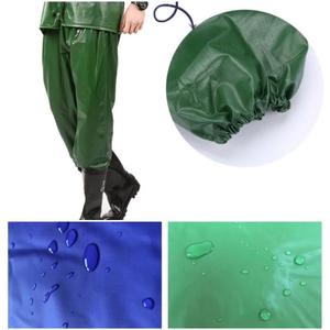 Pantalones Impermeables y Chaqueta Cortavientos de Alta Calidad para Motociclistas, Diseño Resistente y Reutilizable con Acabado Gomado - Product Image 4