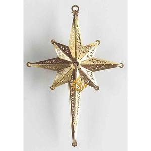 Adornos navideños de diseño moderno dorado, caja negra hecha a mano, Papá Noel, Chruch, decoraciones colgantes de pared, adornos a bajo precio - Product Image 1