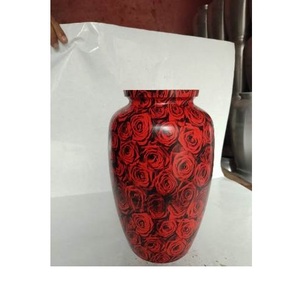 โกศใส่ศพสำหรับขี้เถ้ากระดูกมนุษย์ทำจากโลหะสีสันสดใสอุปกรณ์สำหรับงานศพ - Product Image 3