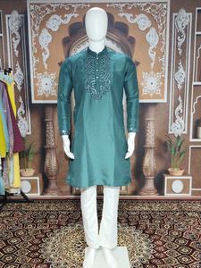 Ready-Made Viscos Roman Silk with Inner jacquard with Digital Print <b>Kurti</b> Set Collection <b>for</b> <b>Women</b> - Product Image 5