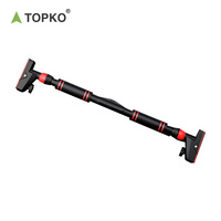 Barra de tracción de puerta de alta calidad TOPKO, gimnasio, ejercicio en casa, equipo de Fitness, marco de puerta Horizontal, barra de tracción, barras horizontales