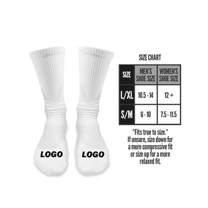 Chaussettes de sport pour hommes avec logo personnalisé en gros - 10 paires de chaussettes de performance sportive en coton mélangé, rembourrées, à séchage rapide, pour le basketball - Product Image 2