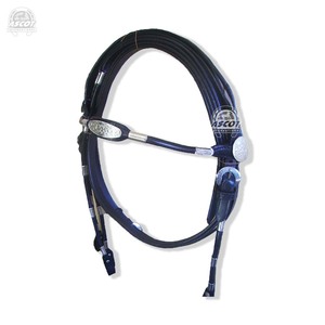 Collier de poitrine de cheval en cuir pur personnalisé Western Headstall perlé à la main cheval bride accessoires de cheval durables - Product Image 2