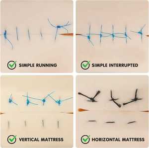 Los mejores Kits de sutura, primeros auxilios de uso hospitalario para pacientes, kits de práctica de sutura quirúrgica hechos a medida, acero inoxidable ISO 13485 CE - Product Image 6