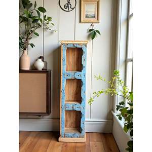 <b>Rustic</b> Wooden Bookshelf for Home Office Living Room Bedroom School Hotel with Durable Metal Cabinet Design - Product Image 2