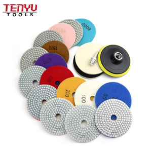 Tampons de <span class=keywords><strong>polissage</strong></span> diamantés de 4 pouces <span class=keywords><strong>Kit</strong></span> de tampons de <span class=keywords><strong>polissage</strong></span> pour granit, marbre, béton, comptoir, <span class=keywords><strong>polissage</strong></span> au quartz. - Product Image 1