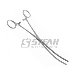 Pinzas Intestinales Kocher Atrauma de Doble Curvatura para un Manejo Suave, Herramienta Quirúrgica - Product Image 4