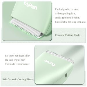 Cortadora de Pelo Profesional para Niños, Silenciosa, Resistente al Agua, Recargable, con Pantalla LCD, Cuchillas de Cerámica Seguras, Fuente de Alimentación USB y Batería - Product Image 4