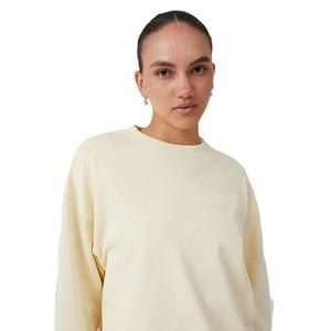 เสื้อสเวตเชิ้ตผู้หญิงถักนิตติ้งคุณภาพสูงสำหรับฤดูใบไม้ร่วง/ฤดูหนาว ทรงปกติ ป้องกันรอยยับ ราคาโรงงาน ขายส่ง - Product Image 5