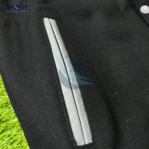 Veste de baseball de qualité supérieure, streetwear, polyester, manches longues, vestes universitaires, vêtements de sport, prix d'usine, veste de baseball pas chère pour homme - Product Image 5