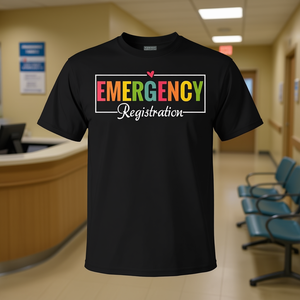 Camiseta de Enfermera de Sala de Emergencias para Registro de Pacientes en ER, Categoría Promocional - Product Image 3