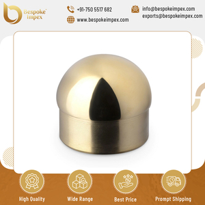 ฝาครอบทรงโดมทองเหลืองขัดเงา51มม. อุปกรณ์ท่อผิวเรียบ - Product Image 2