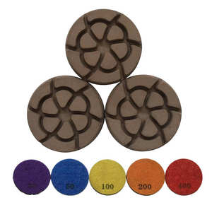 Disco de Diamante Híbrido de Cobre Raven de 3 Pulgadas / 76x10mm para Pulido y Desbaste de Concreto, Uso en Húmedo y Seco - Product Image 4