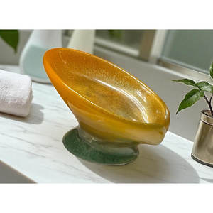 Boîte à savon moderne en plastique auto-drainante Support de rangement personnalisé pour la maison et l'hôtel - Product Image 1