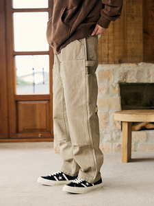 Bán Buôn Người Đàn Ông Hàng Hóa Ngoài Trời Vịt Vải Làm Việc Quần Tùy Chỉnh Đa Túi Cổ Điển Giải Trí Quần Đôi Đầu Gối Carpenter Quần - Product Image 2