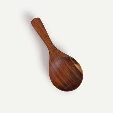Cuchara para servir de madera de teca de arroz de cocina de paleta de arroz de madera natural para vajilla tamaño personalizado y venta - Product Image 3