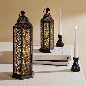 Centro de Mesa Decorativo de Metal Delicado con Detalles Finos para un Elegante Diseño de Mesa, Ideal para Ramadán - Product Image 4