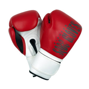 Gants de boxe de combat en cuir PU du Pakistan Logo personnalisé Gants de boxe MMA et de poinçonnage - Product Image 5