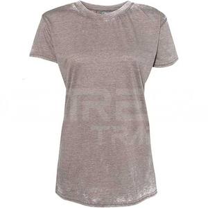 Camiseta de manga corta con lavado ácido de alta calidad para mujer, camisetas de mujer de alta calidad, proveedor de camisetas para mujer al por mayor en Pakistán - Product Image 1