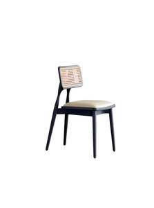 Silla de Comedor Moderna Minimalista de Madera Maciza, Silla de Madera Resistente para Interiores, Apartamentos, Hoteles, Restaurantes, Proyectos Comerciales - Product Image 2