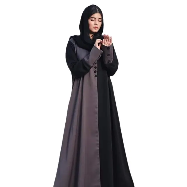 イスラム教徒の女の子の服卸売価格女性アバヤカスタム生地工場製売れ筋女性屋外用の新しいアバヤ