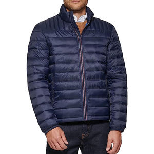 2025 Color sólido Casual hombres chaqueta acolchada Streetwear nueva moda a prueba de viento hombres chaqueta acolchada - Product Image 1
