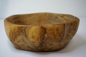 ชามไม้ไผ่ขัดเงา งานแฮนด์เมด ดีไซน์ทันสมัย เป็นมิตรกับสิ่งแวดล้อม รูปทรงวงแหวน สำหรับเสิร์ฟสลัด อาหาร ใช้ในงานปาร์ตี้ ครัว และบนโต๊ะอาหาร - Product Image 4