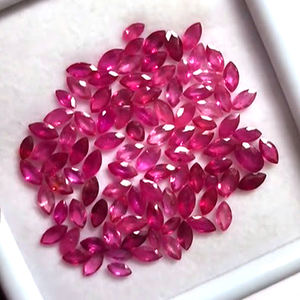 พลอยทับทิมทรงหลวมสีทับทิมขนาด8x4มม. จำนวน96ชิ้น19.65ชิ้น - Product Image 5