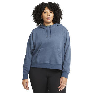 2025 Fall <b>Winter</b> Fashion <b>Woman's</b> Plus Size Casual Pullover Hoodie Streetwear Crop <b>Top</b> Sweatshirt with Front Logo Hooded Collar - Product Image 2