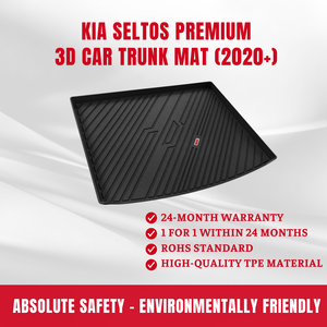 Alfombrilla de alta calidad compatible con OEM para coche de secado rápido para todas las estaciones Material TPE alfombrilla para maletero KIA SELTOS Vietnam - Product Image 2