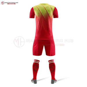 Conjunto de uniformes de fútbol de secado rápido con logotipo personalizado, ropa deportiva de fútbol, uniformes de fútbol de alta calidad al por mayor - Product Image 6