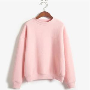 2025 poliéster pulóver Sudadera Mujer Sudadera corta recortada mujer ropa nuevo estilo manga larga casual sudadera - Product Image 2