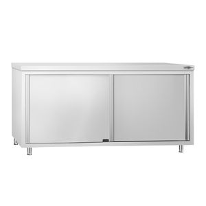 ตู้เก็บของสแตนเลสแบบตั้งพื้น PREMIUM - 1800x700 มม. - ประตูบานเลื่อน - แบบทะลุเข้าได้ - Product Image 5