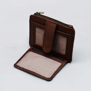 ที่ใส่นามบัตรหนังแท้สำหรับผู้ชายผู้หญิงเคสใส่บัตรเครดิตกระเป๋าสตางค์แบบบางกระเป๋าใส่บัตร - Product Image 2