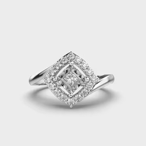 Bague de fiançailles en diamant de laboratoire de qualité supérieure de 1.50 carats en or massif 14 carats bague de fiançailles et de mariage romantique pour les femmes - Product Image 3