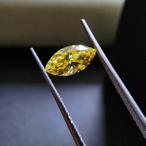 Diamante Amarillo de Corte Marquesa Cultivado en Laboratorio, Belleza y Brillo Inigualables, 0.510CT con Certificado IGI - Product Image 5