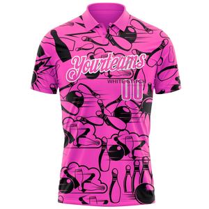 Camisetas de Boliche Transpirables de Alta Calidad, al por Mayor, con Logotipo Personalizado, Manga Corta, Uniformes para Equipos, Hombres y Mujeres, Uniformes de Club - Product Image 2